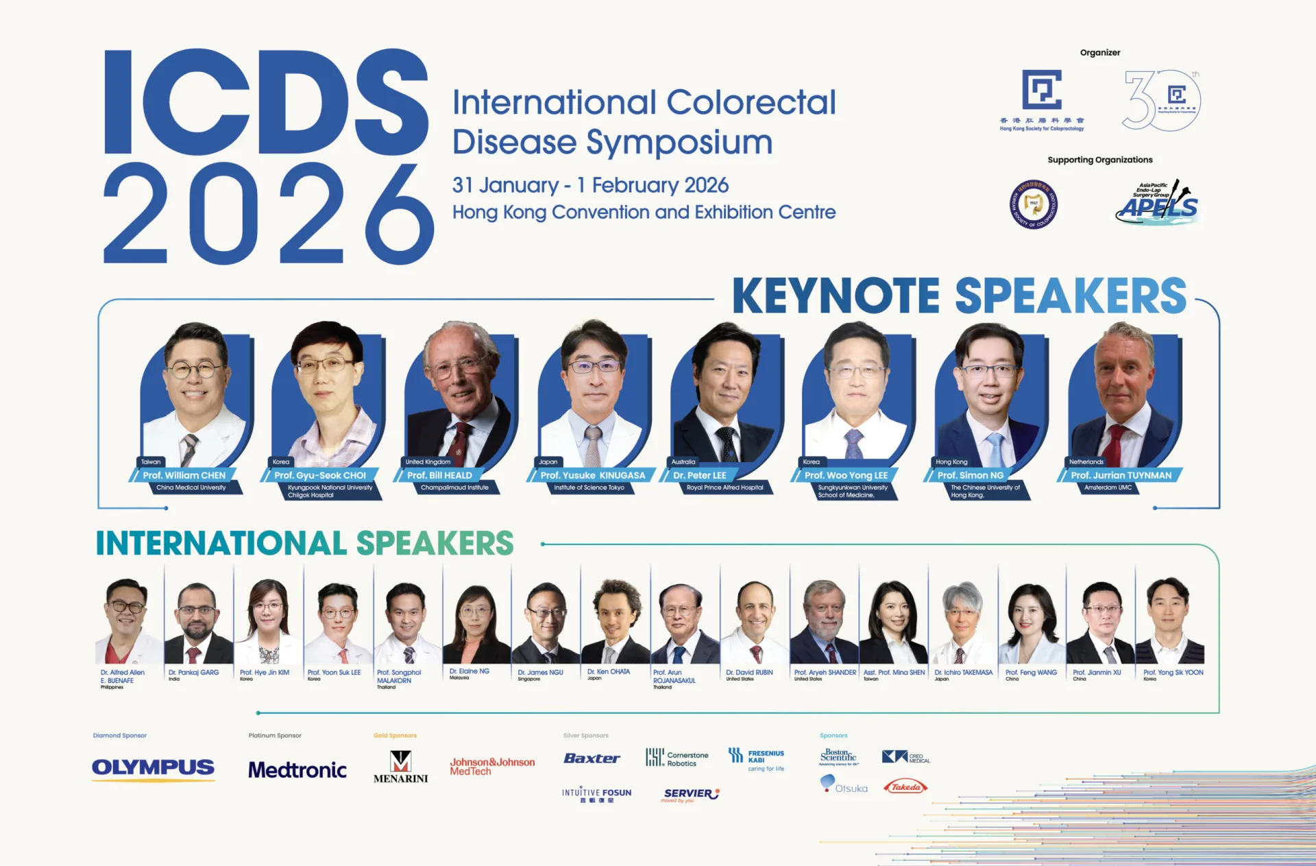 ICDS 2026 International Colorectal Disease Symposium | 31Jan – 1Feb 2026 | Hong Kong