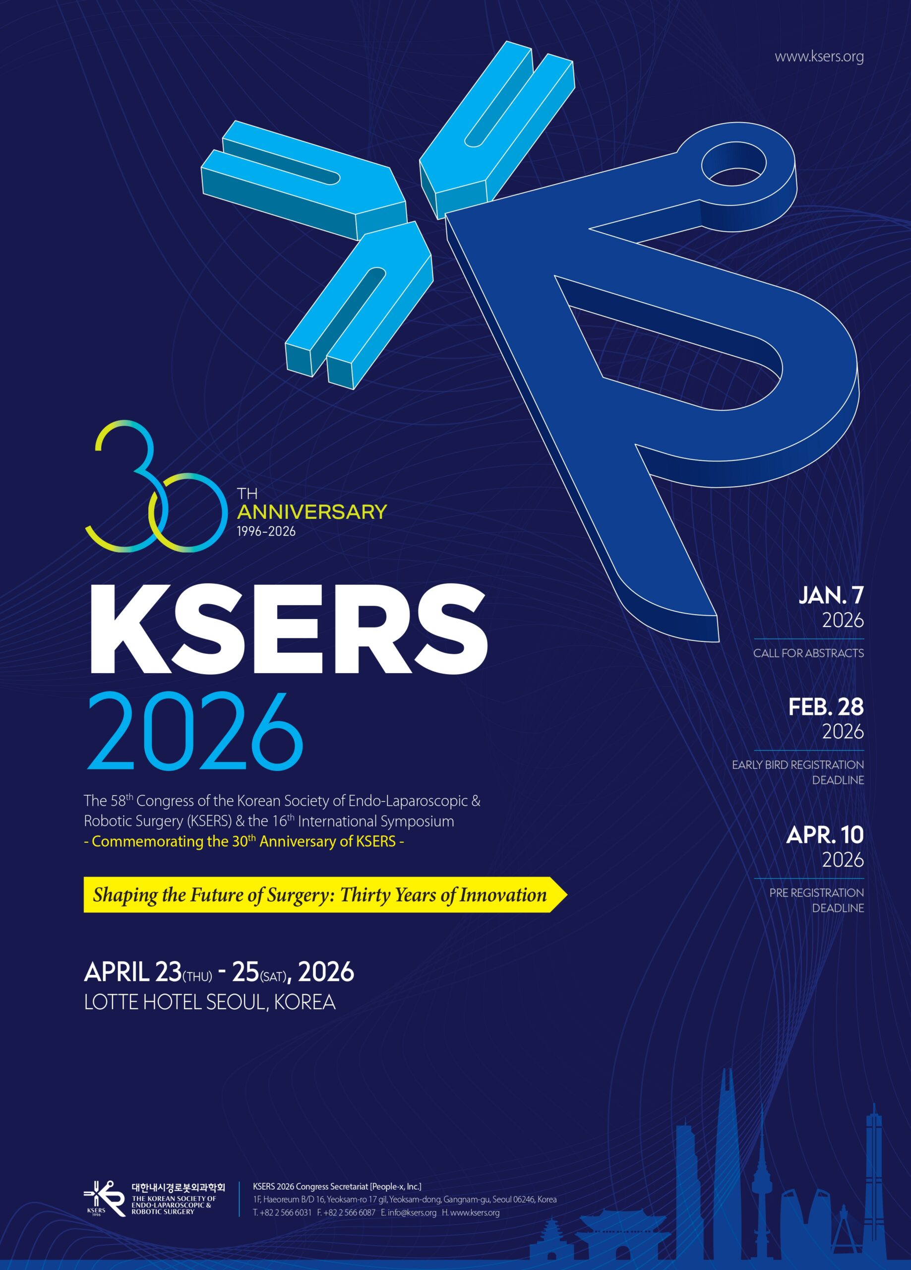 The 58th Congress of KSERS 2026 & the 16th International Symposium, Korea on 20-25 April 2026